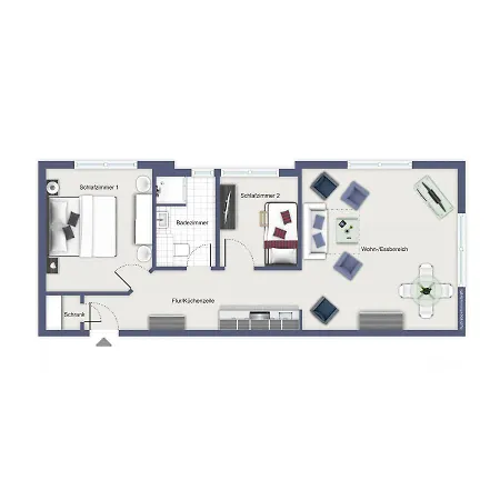 Meeresblick 108 Apartment Kuehlungsborn